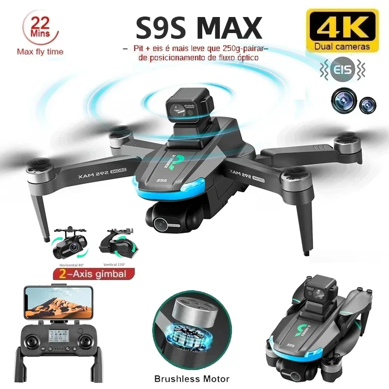 Fpv Brushless Rc Drone 4K - Nuevo S9S MAX MINI Drone 4K