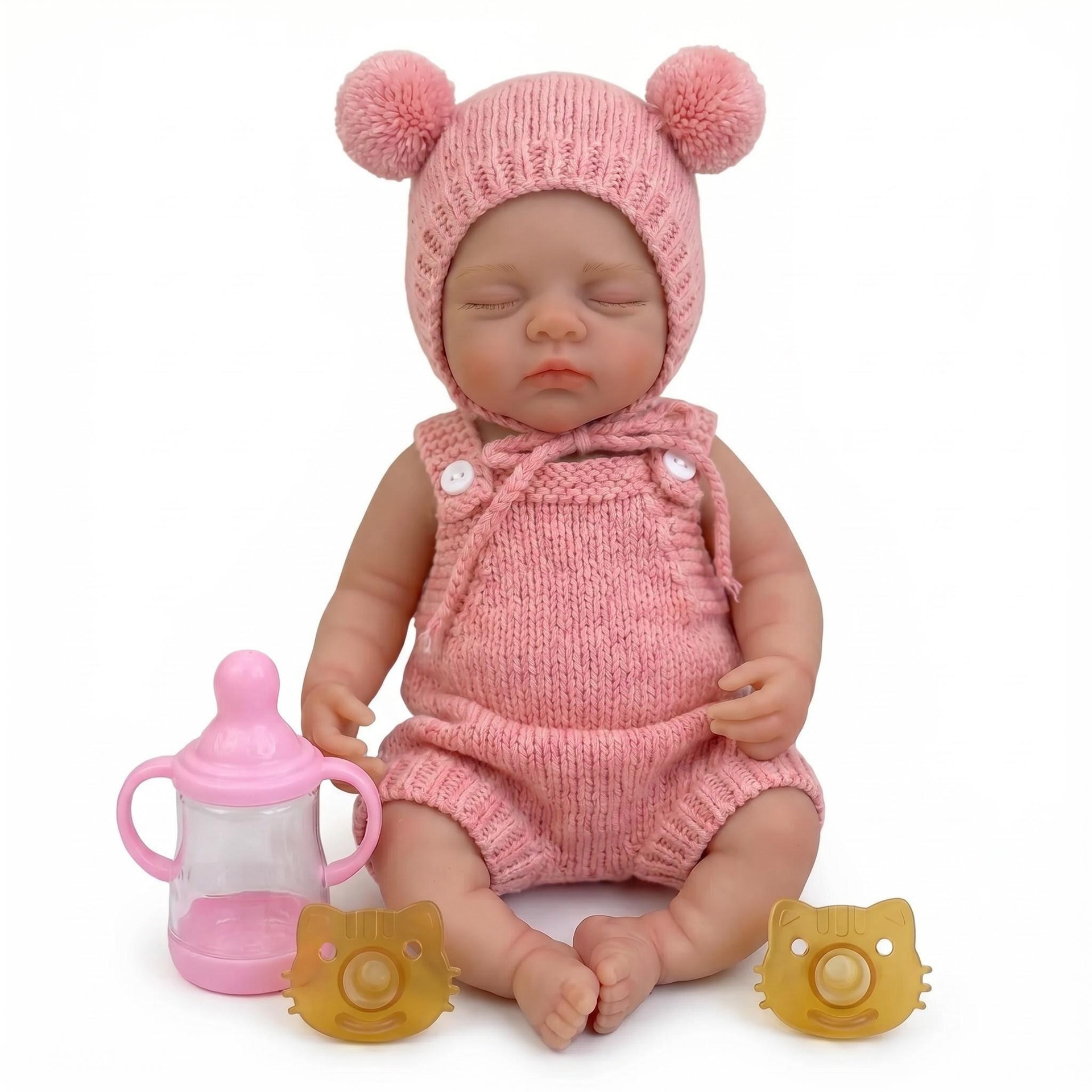 Reborn Baby Doll Silicone Realistic - Muñeca Bebé Reborn Prematuro NPK de
