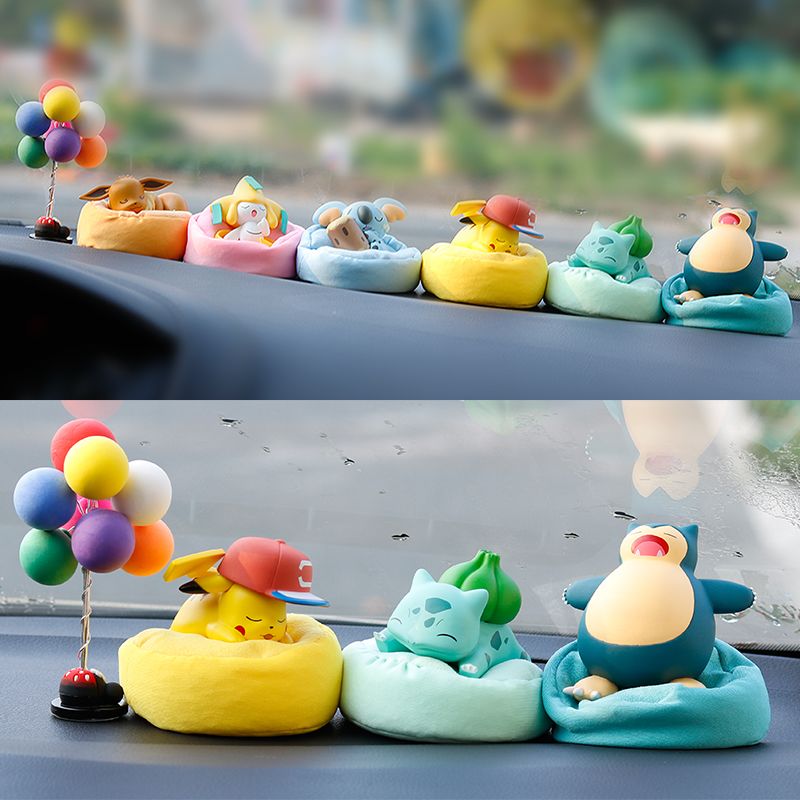 Anime Action Figure Blind Box - Serie Pokémon en Pose de Dormir: