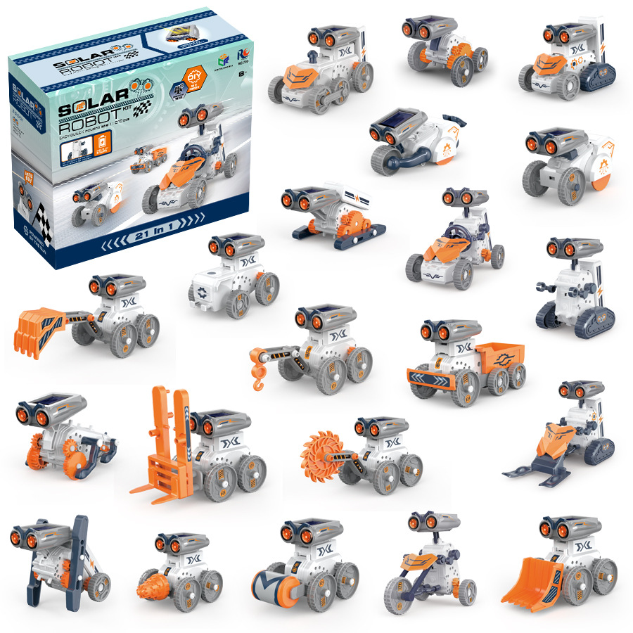 Stem Solar Robot Kit For Kids - Kit de Robot Solar 21 en