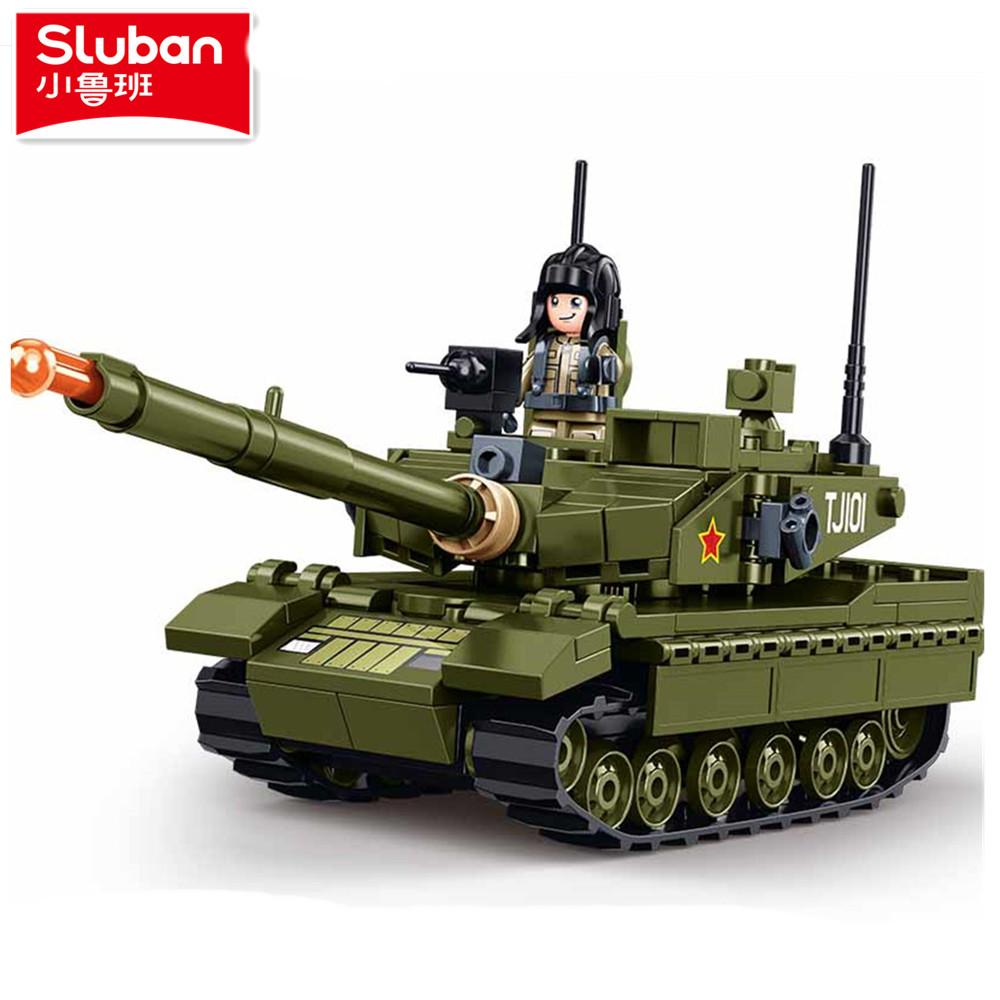 Lego Compatible Military Tank - Sluban 183 Uds. Modelo de tanque