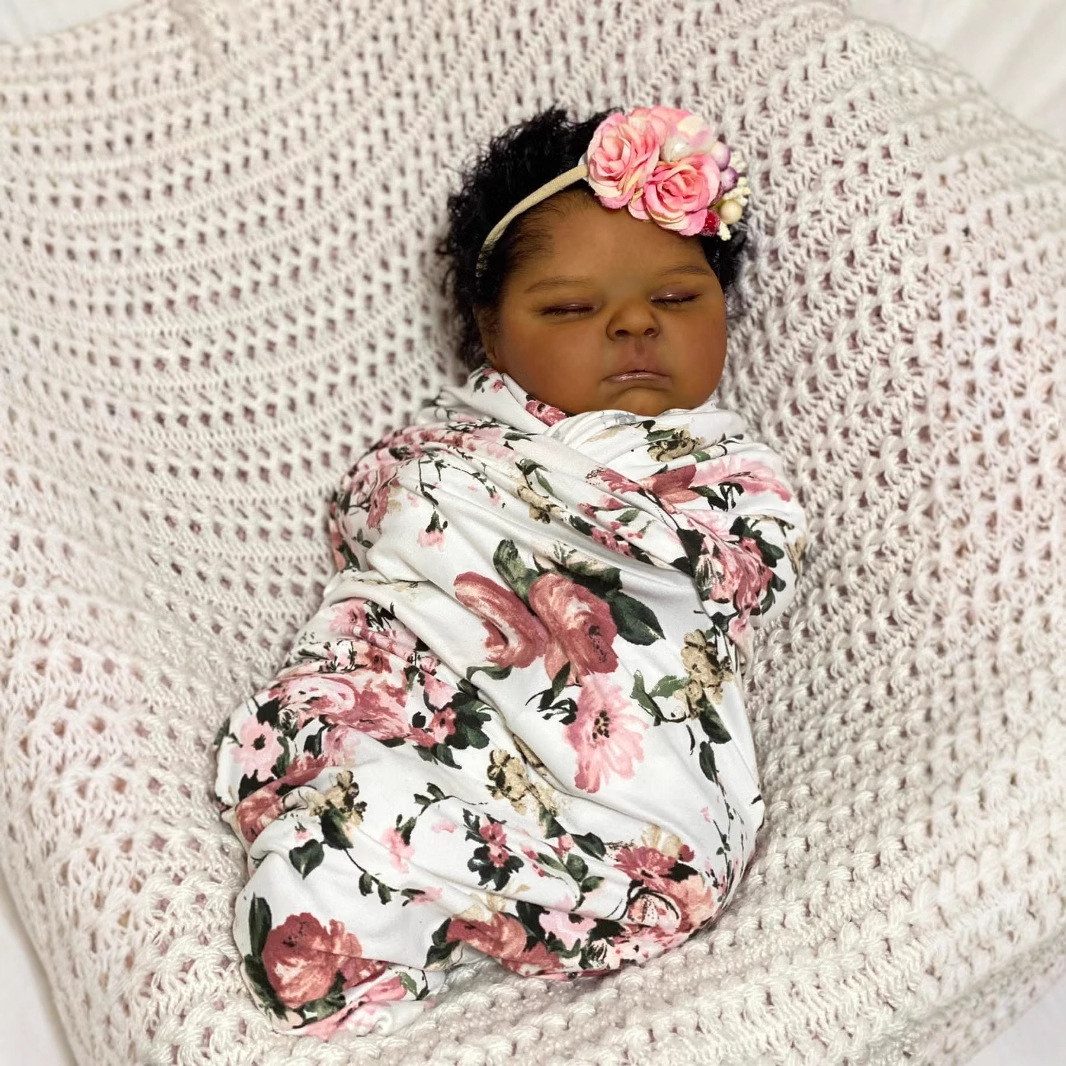 Melocotones de piel oscura, mu - Reborn Baby Doll Silicone Realistic reseña y precio