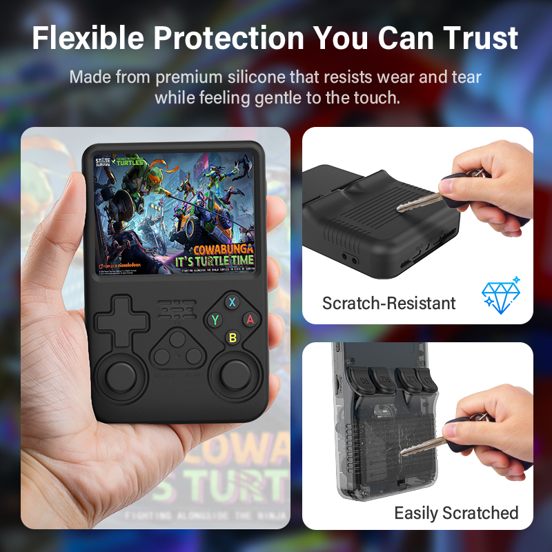 Funda Protectora de Silicona S - Retro Handheld Game Console R36S reseña y precio