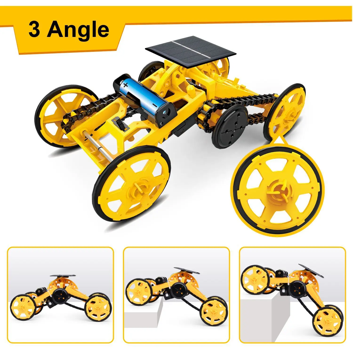 Juguete Solar novedoso para ni - Stem Solar Robot Kit For Kids reseña y precio