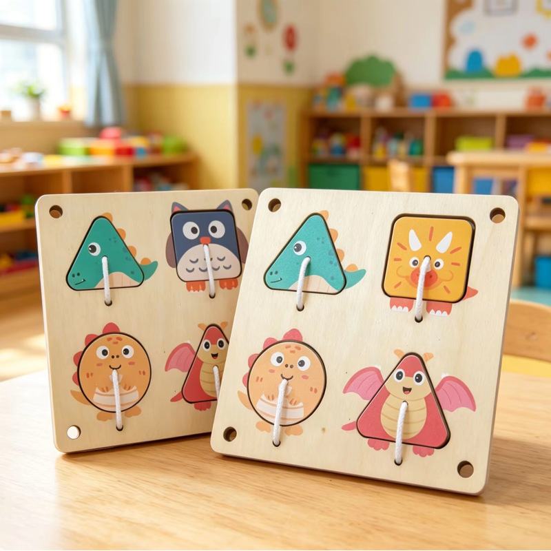 Tablero de Actividades Montess - Montessori Wooden Busy Board Toddler reseña y precio