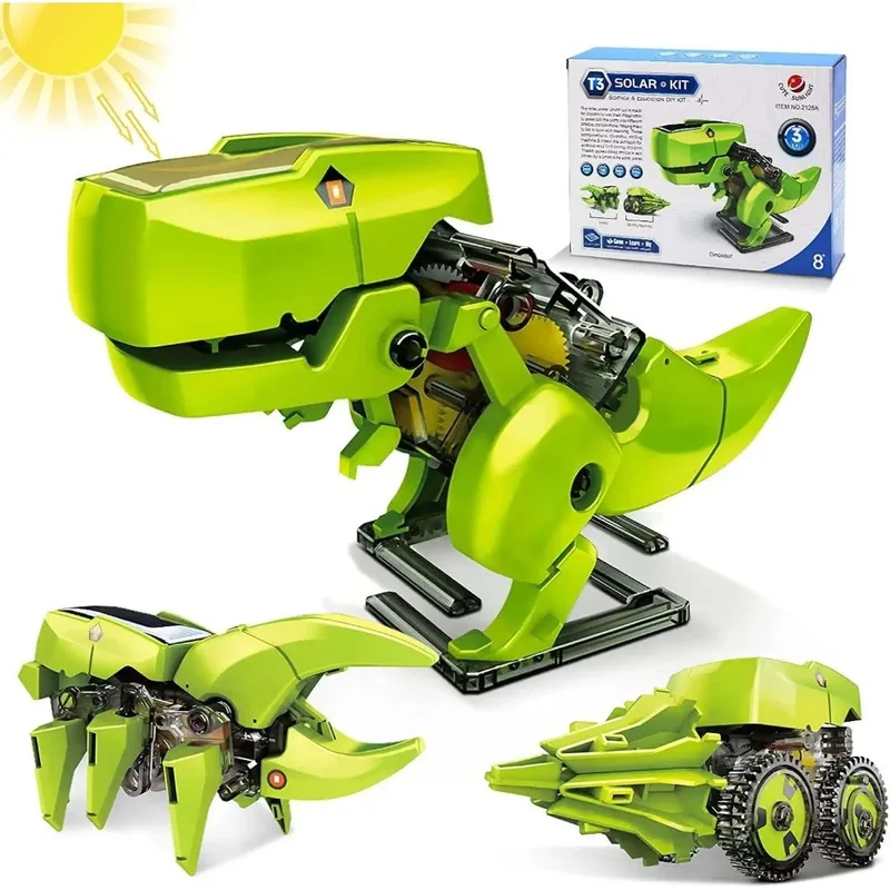 Kit de Robot Solar 3 en 1, Jug - Stem Solar Robot Kit For Kids reseña y precio