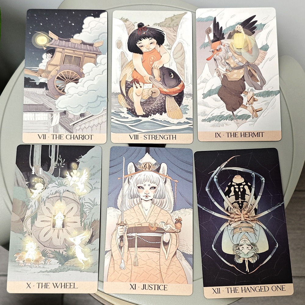 Cartas de Tarot Yokai, 78 piez - Tarot Cards Deck With Guidebook reseña y precio